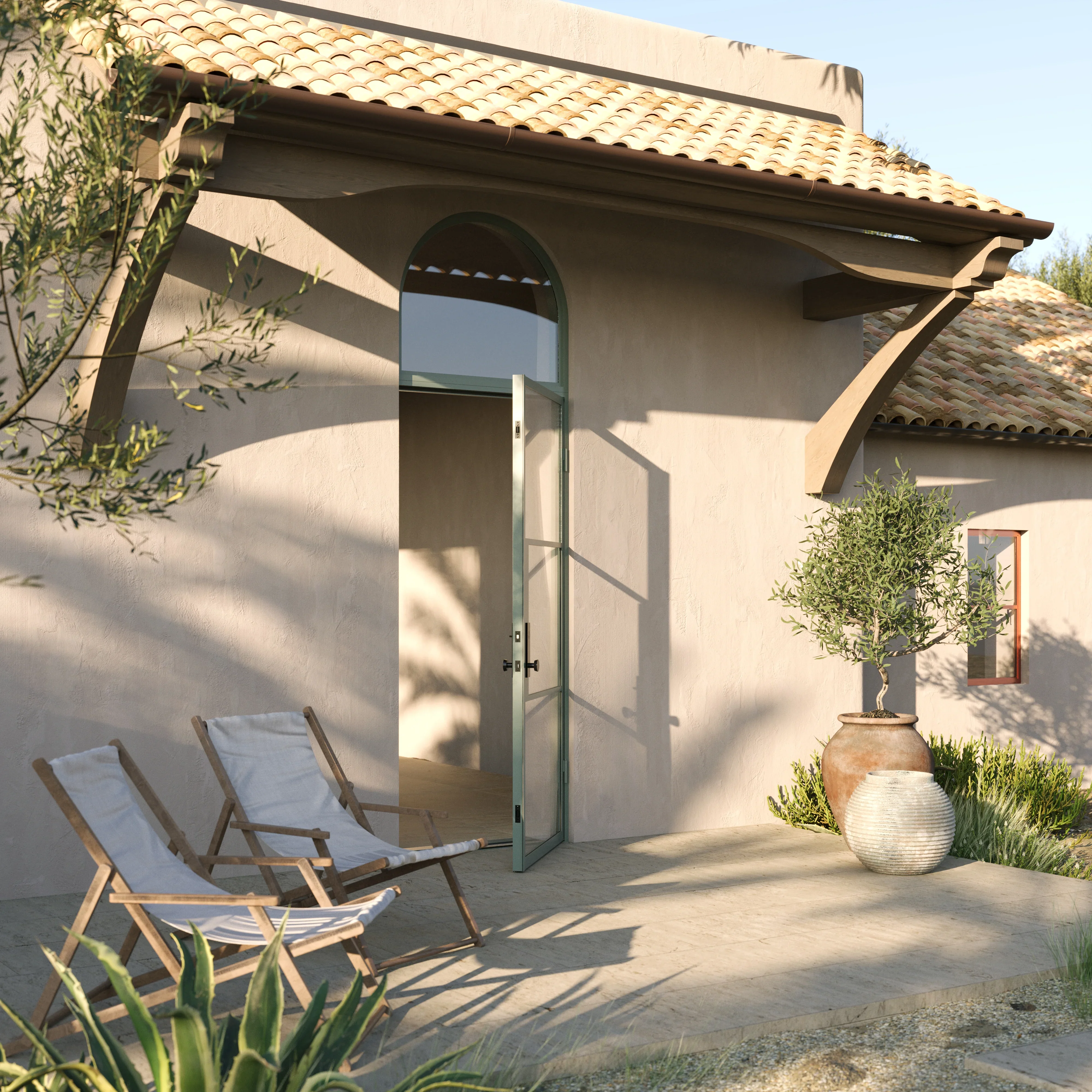 Air 4 with Thermal Break and Full Arch Top Window - Single Flat | Customize - Image 3