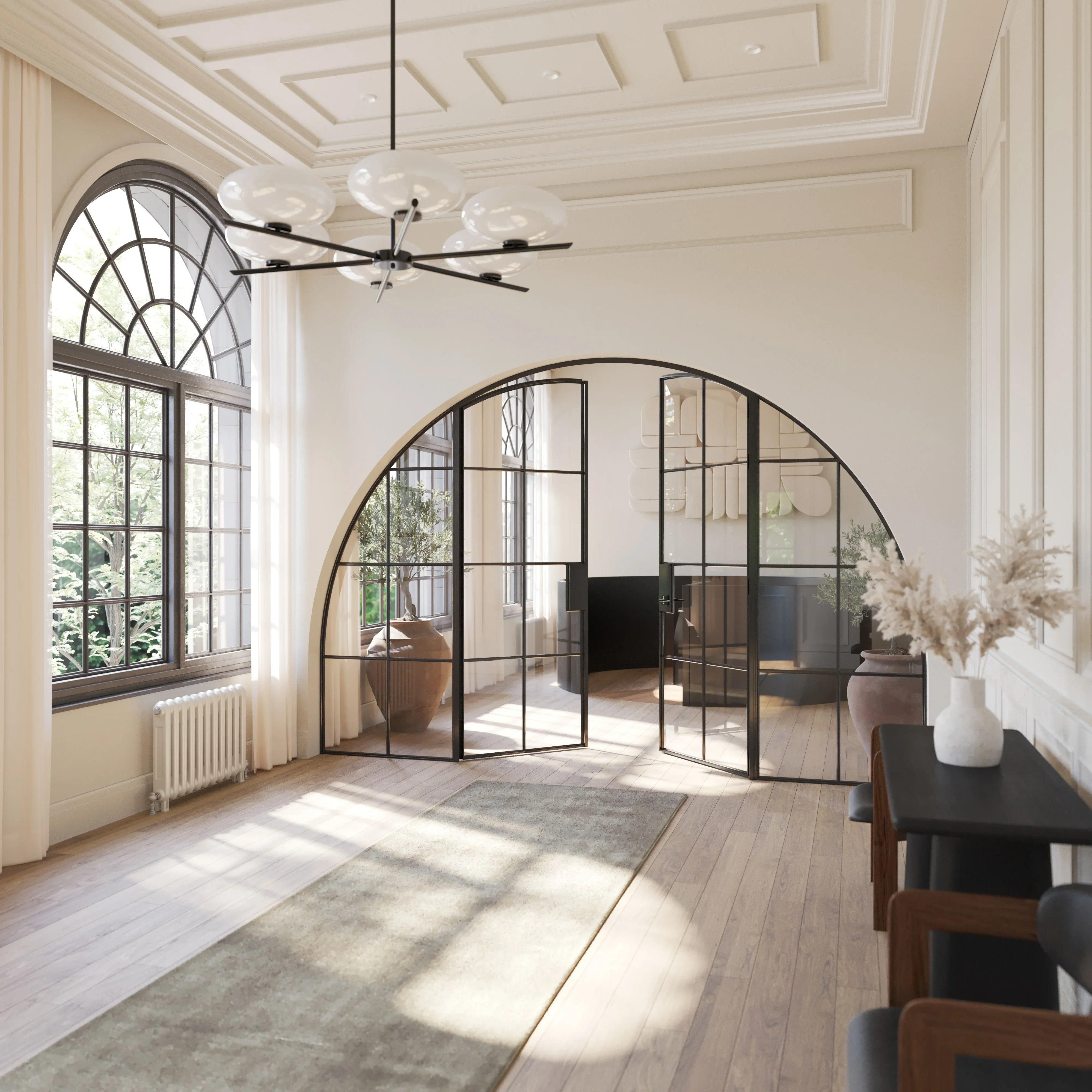 Air 5 Wide Interior with Side Windows - Double Full Arch | Customize - Image 2