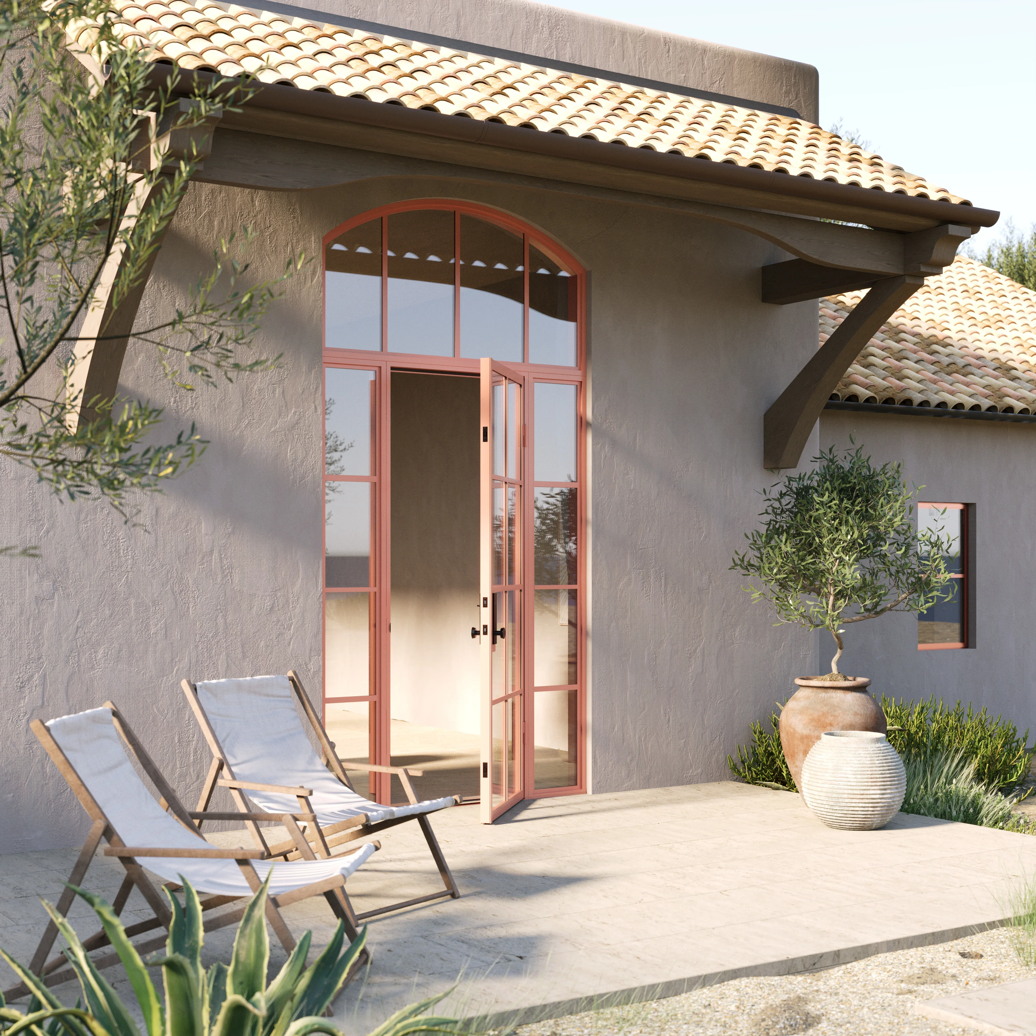 Air 5 with Side Windows and Arch Top Window - Single Flat | Customize - Image 2