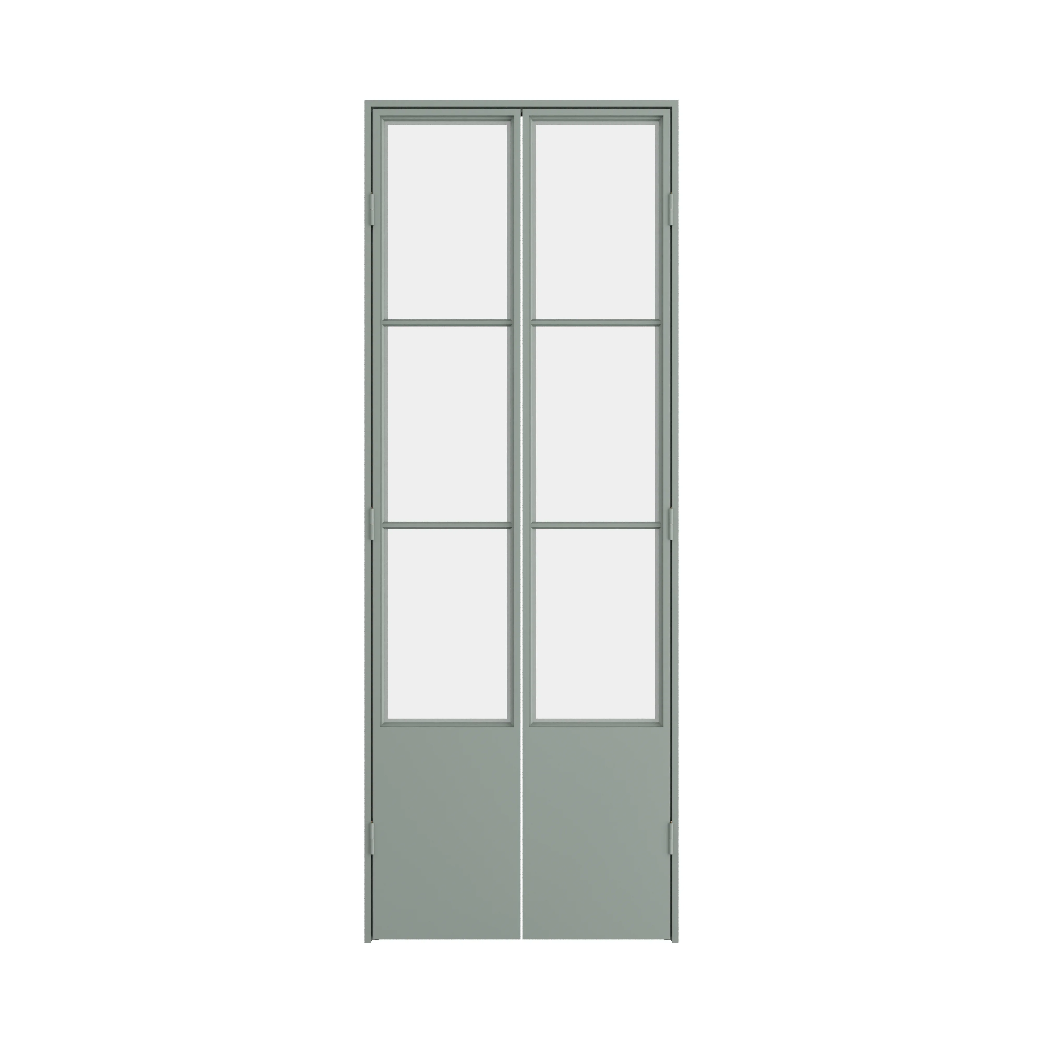 Air Pantry with Kickplate - Double Flat in Montecito Mint