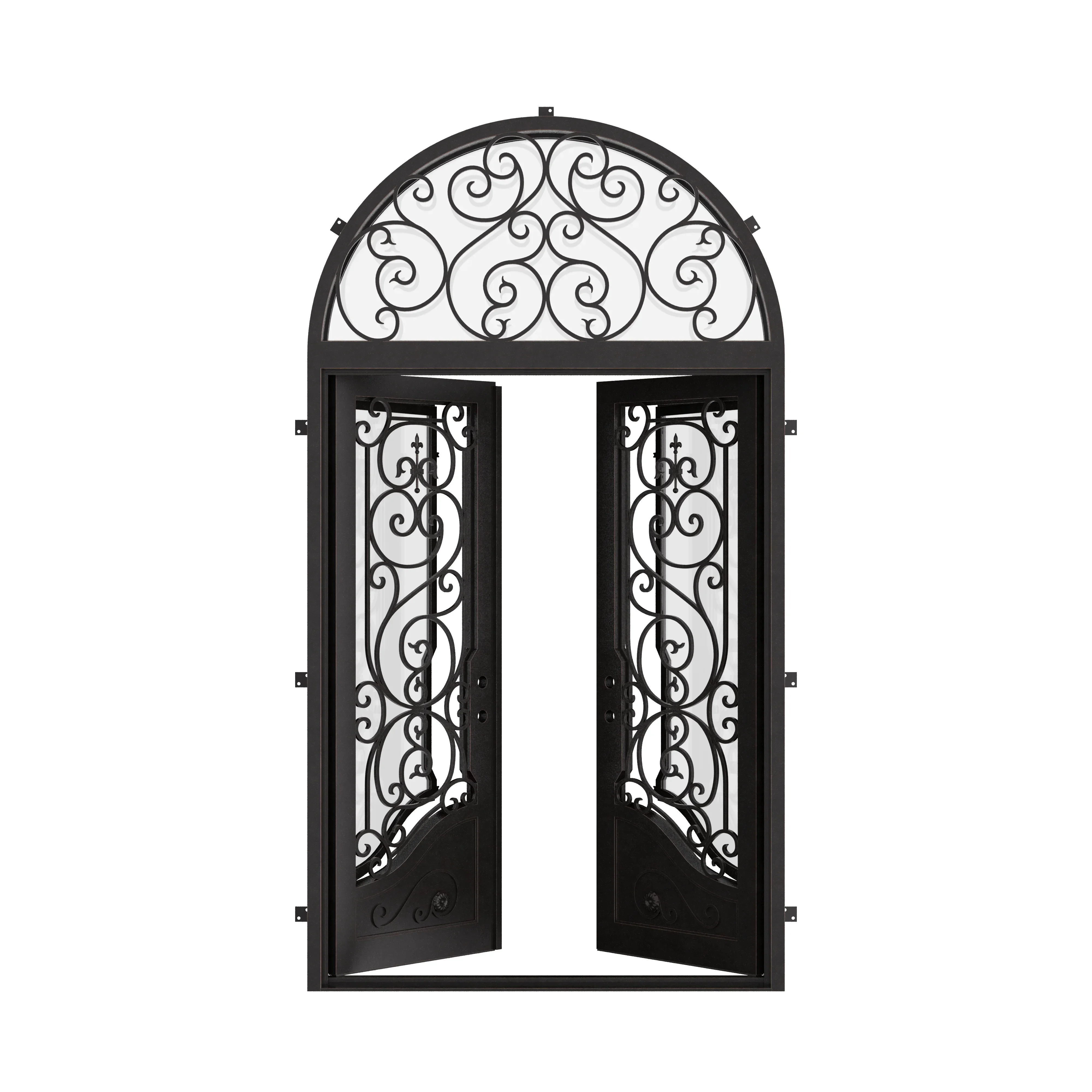 Beverly with Full Arch Top Window - Double Flat - Image 3