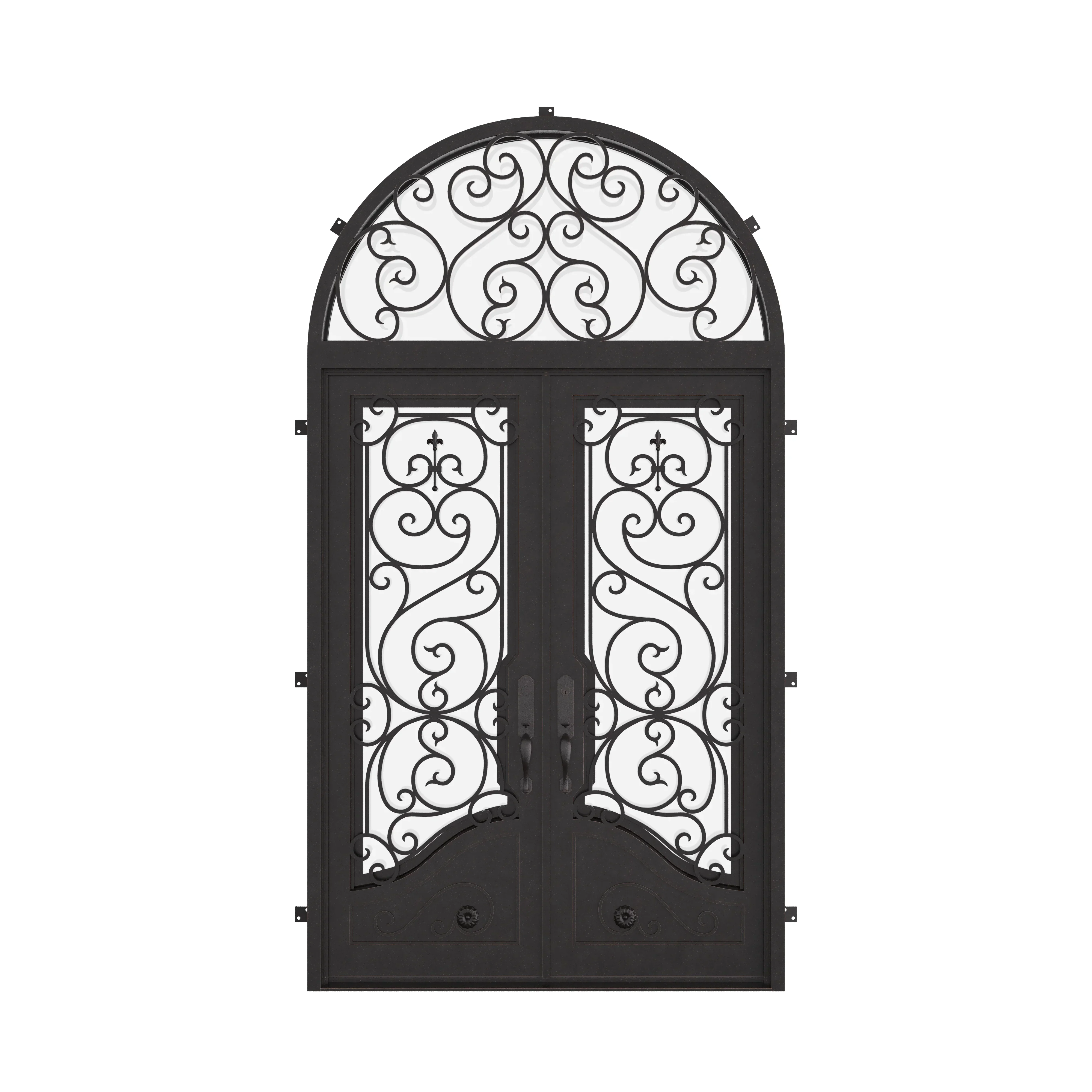 Beverly with Thermal Break and Full Arch Top Window - Double Flat | Customize