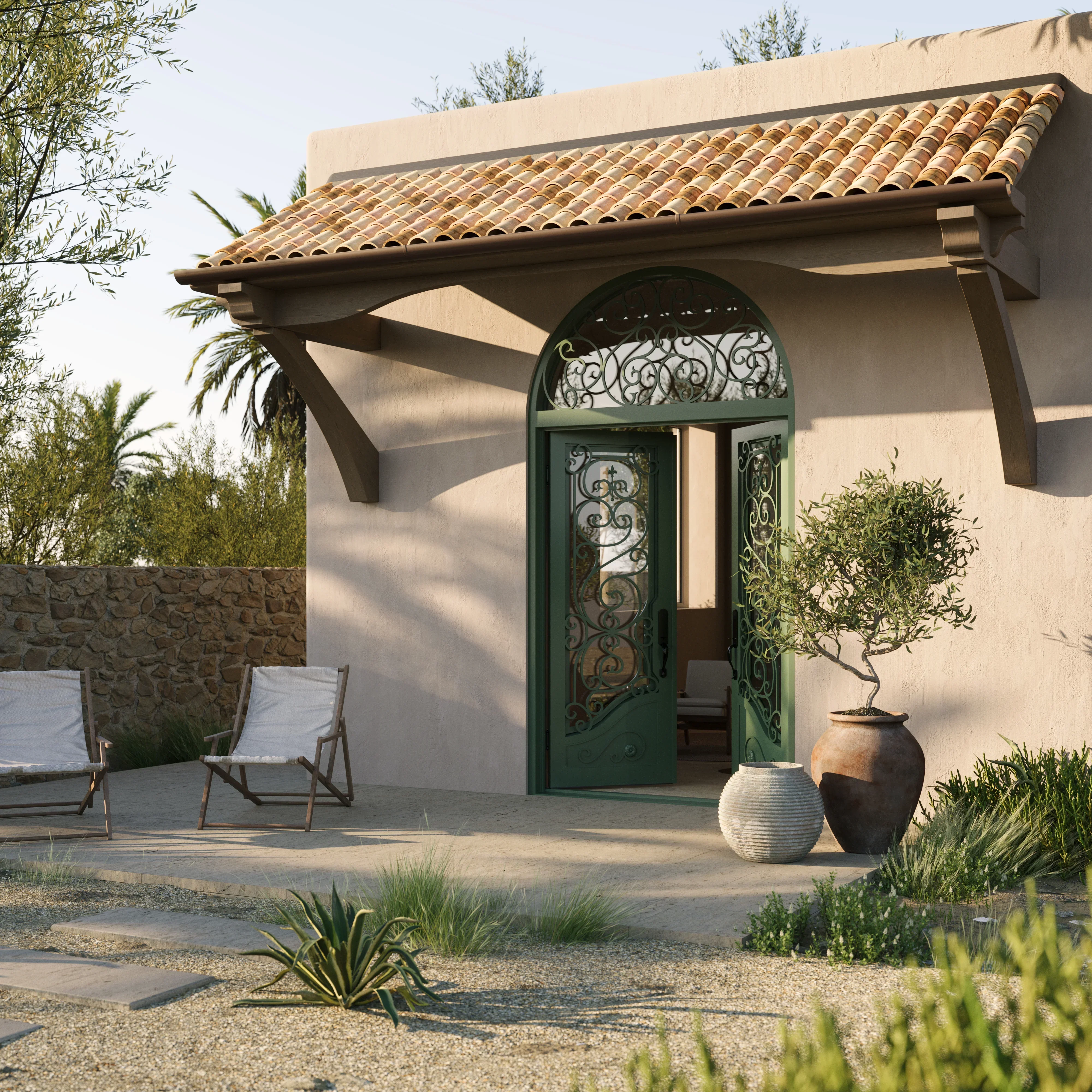 Beverly with Thermal Break and Full Arch Top Window - Double Flat | Customize - Image 3