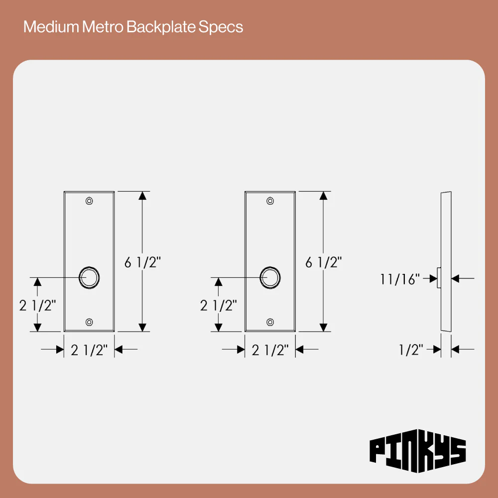 Medium Metro Interior Hardware | Made to Order - Image 4