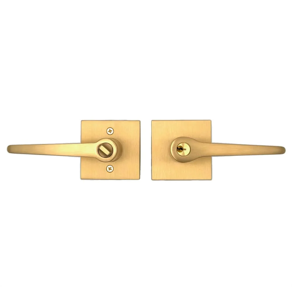 Pinkys Key-In Lever in Brass - Image 2