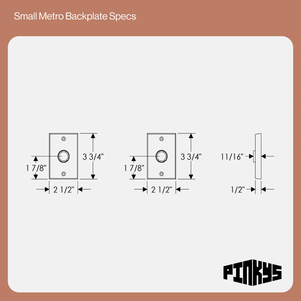 Small Metro Interior Hardware | Made to Order - Image 4